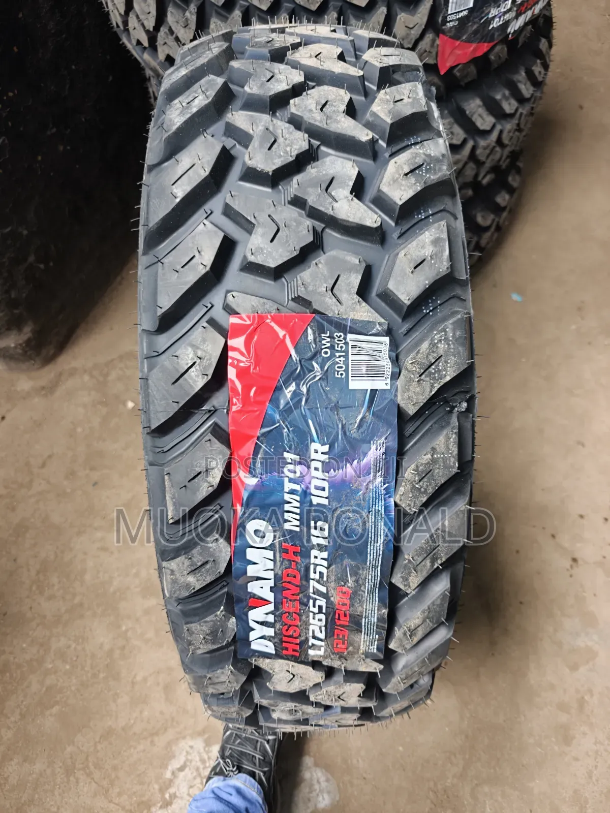 265/75r16 Dynamo Tyre M/T. 10pr