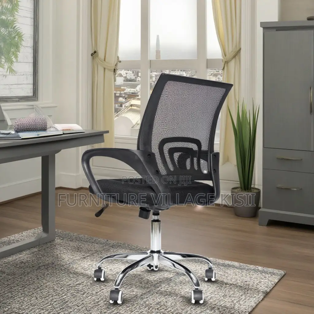 Office Chair; Swivel Adjustable Midback Mesh Chair