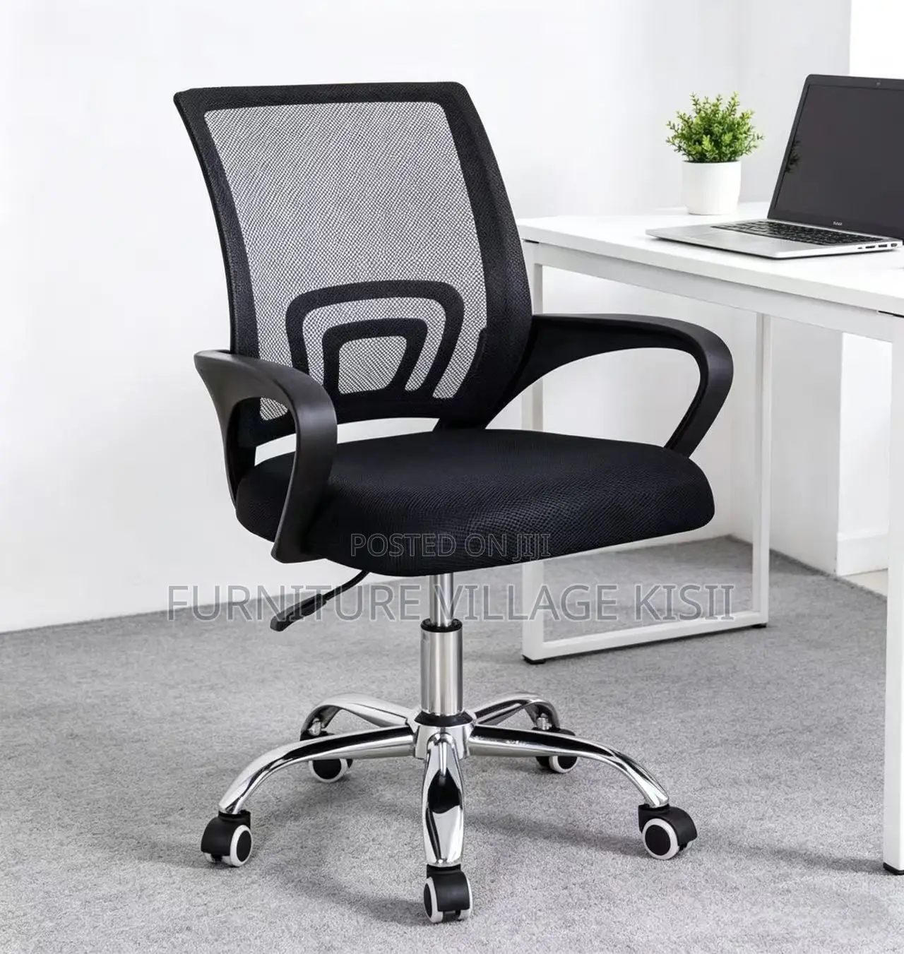 Office Chair; Swivel Adjustable Midback Mesh Chair
