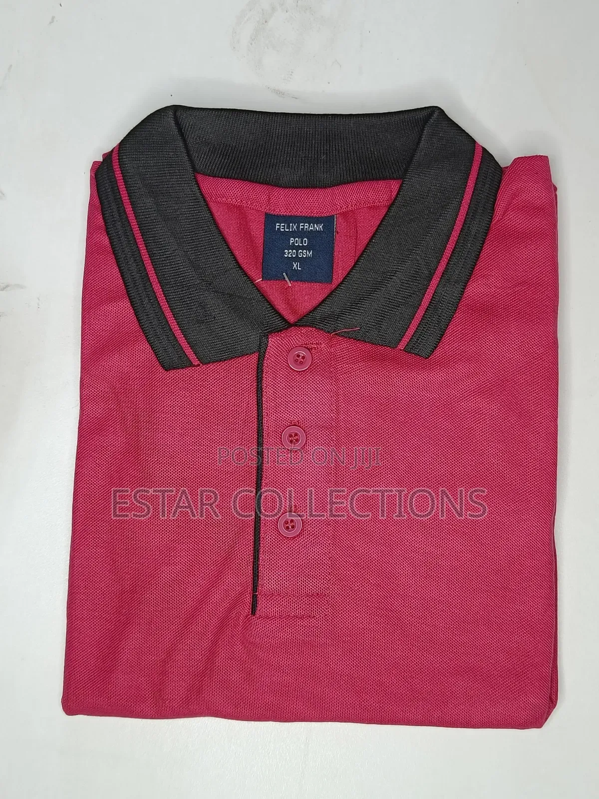 Pink Black Polo
