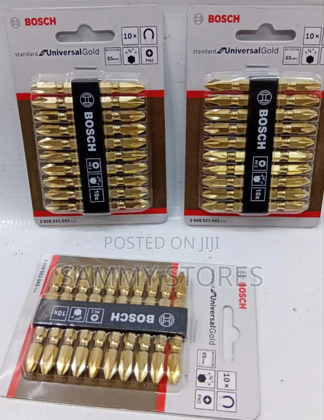 Bosch UniversalGold 10-Piece Power Screwdriver Bits