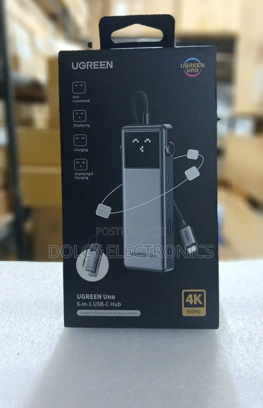 Ugreen Cm888 6-in-1 Uno Docking Station USB to usbA