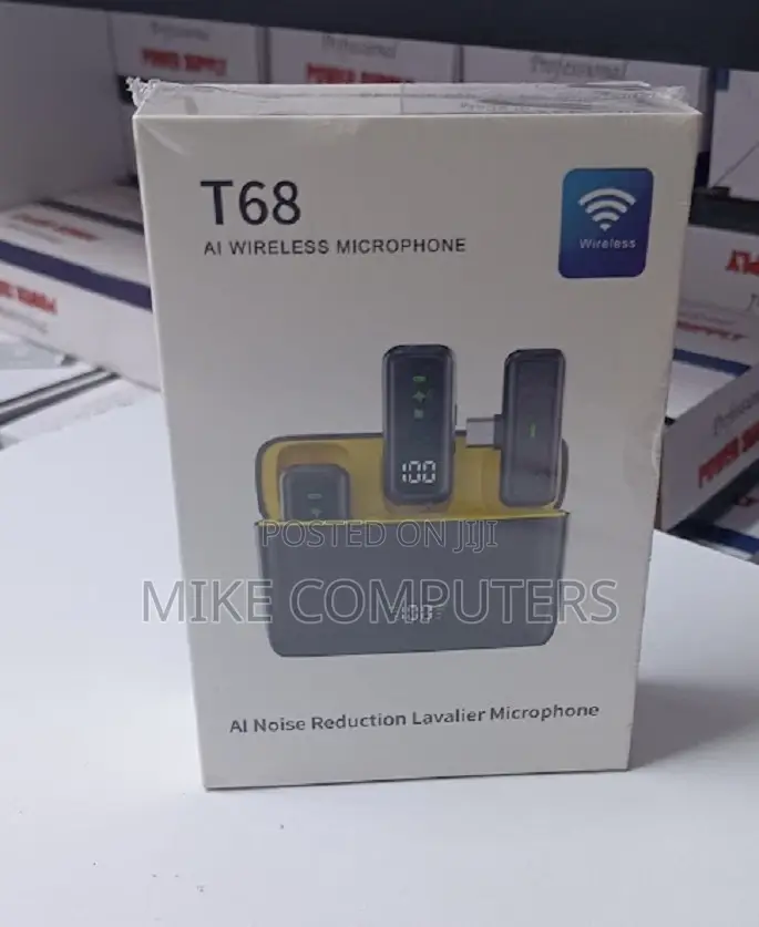 T68 Wireless Dual Lavalier Microphone Type Connectivity
