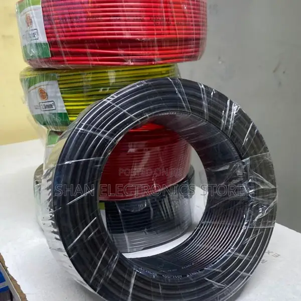 2.5mm Single Core Wire Cable – 90m Roll – Black Yellow Red