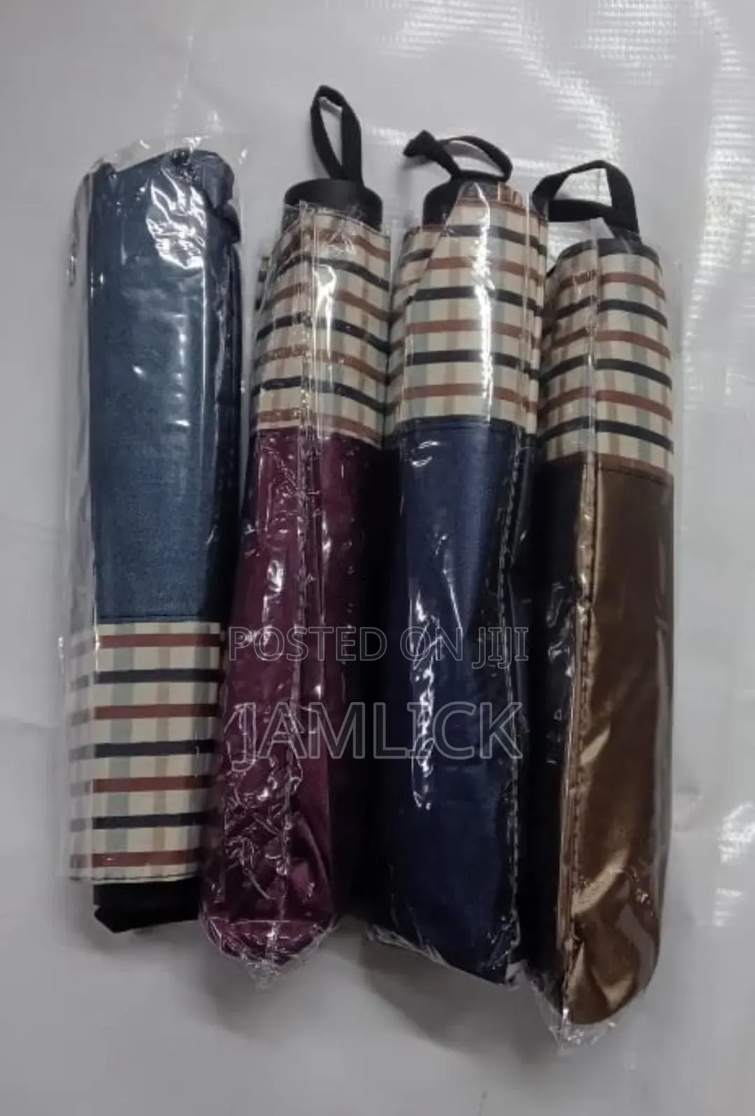 Checked Umbrella Available - HK