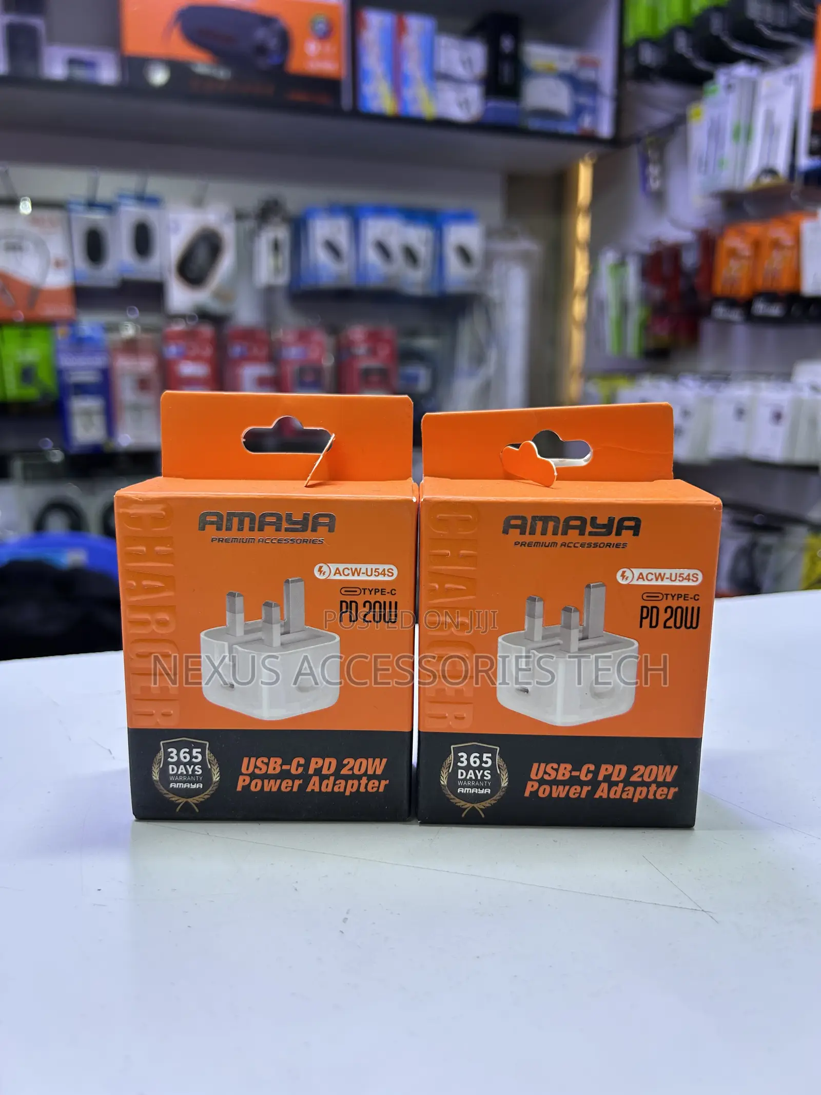 Original Amaya ACW-U54S 20W USB-C PD Fast Charging Adapter