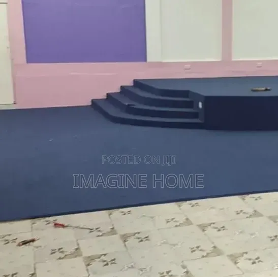 Modern Carpet Blue Wall to Wall Carpet
