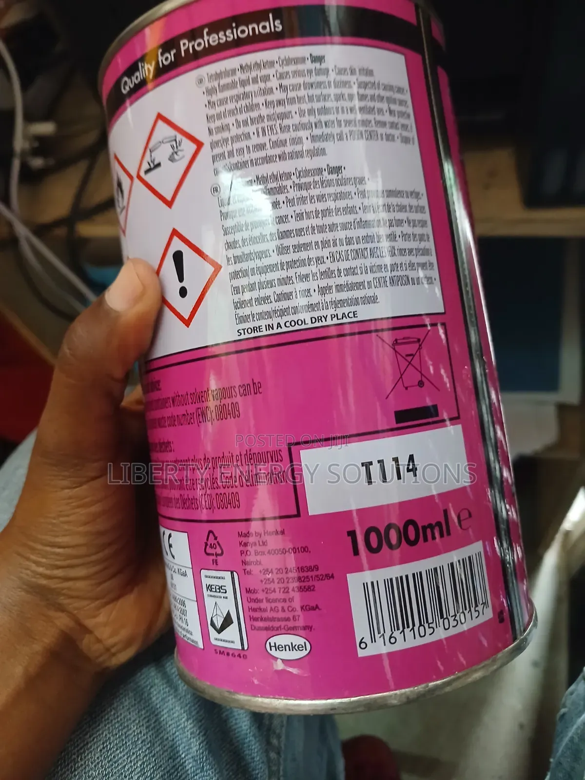 1000ml PVC-U Special Adhesive