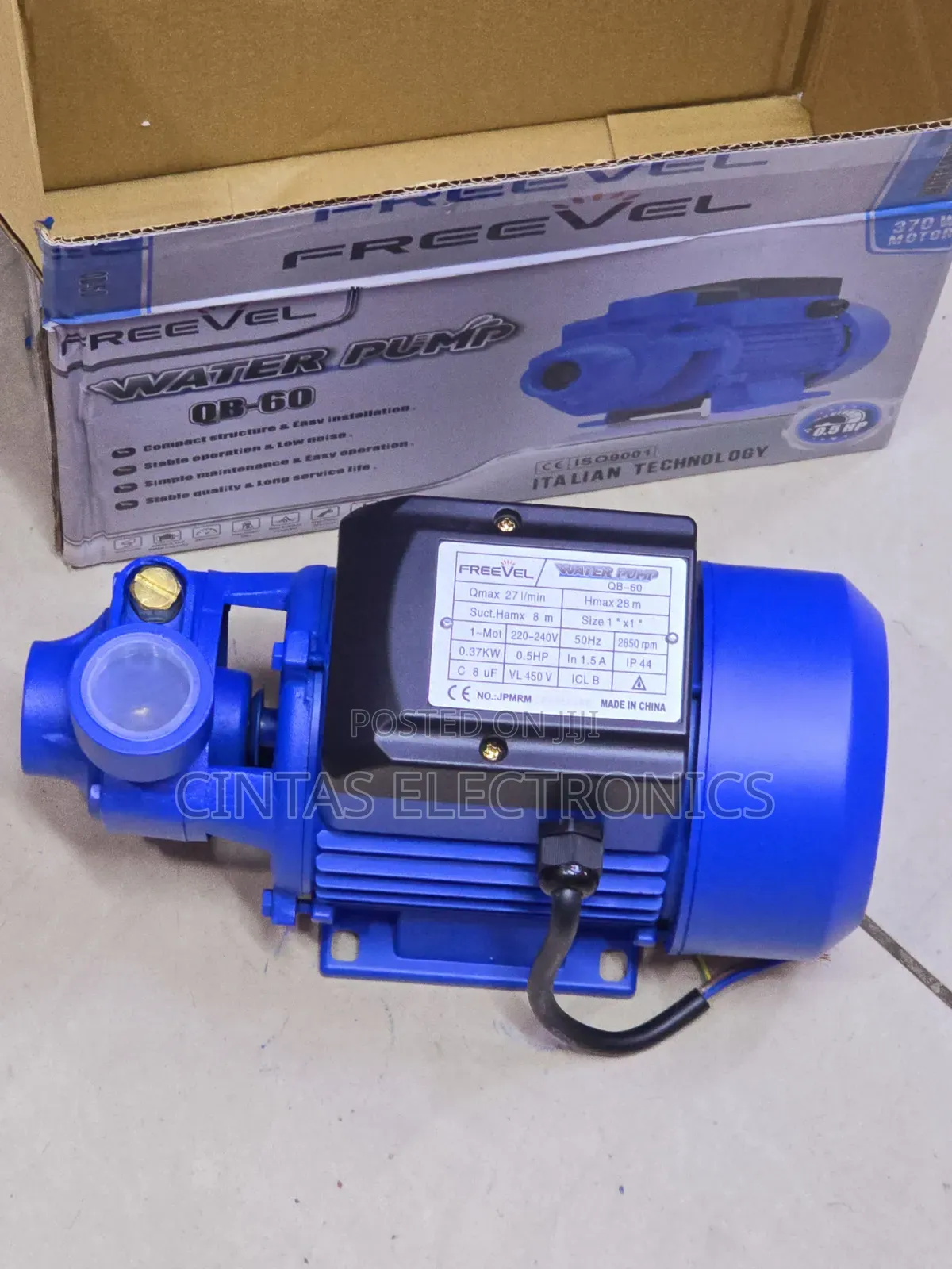 Freevel Booster Pump 0.5hp/Booster Pump 0.5hp