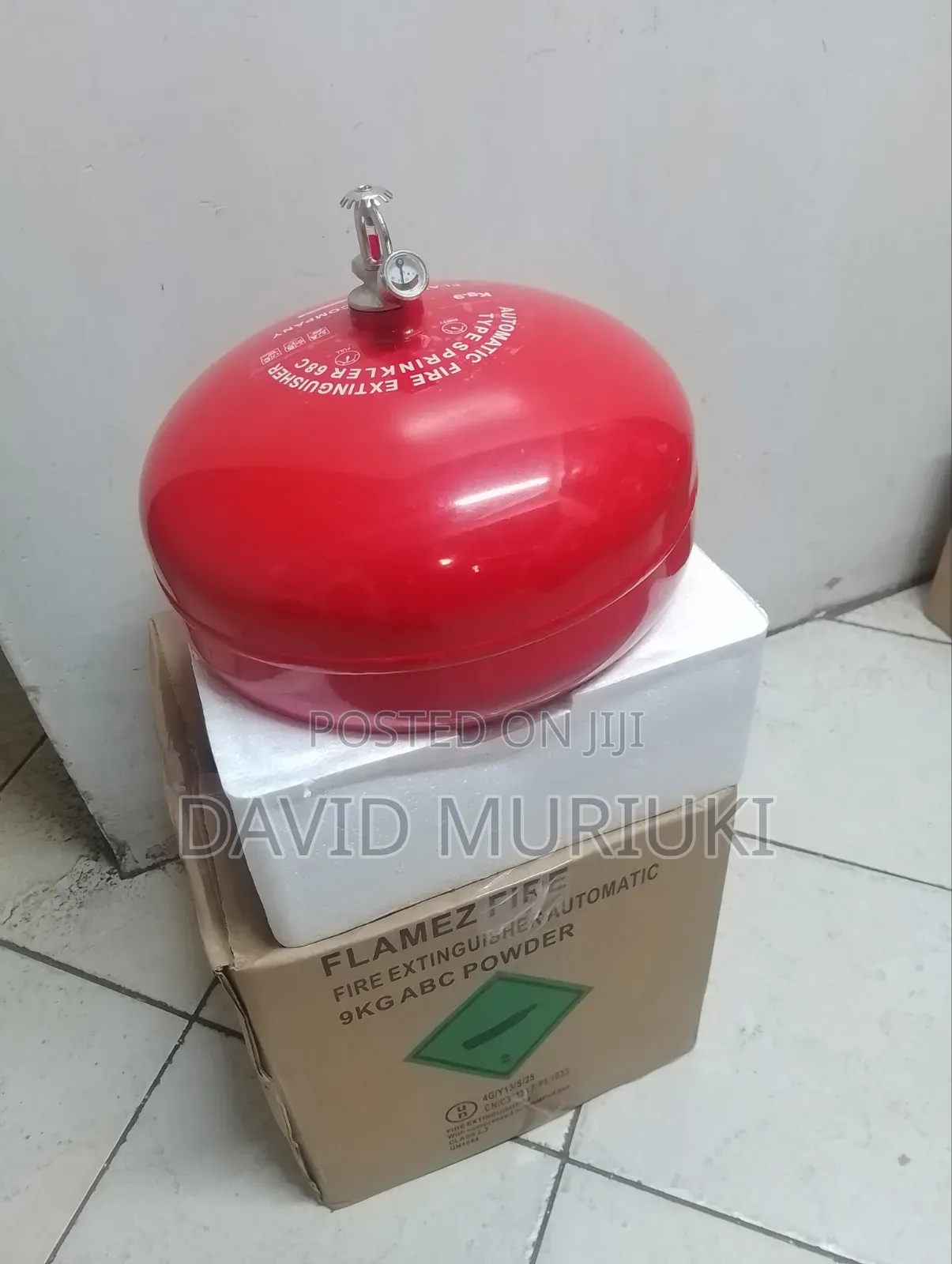Automatic Dry Powder 9KG Fire Extinguisher