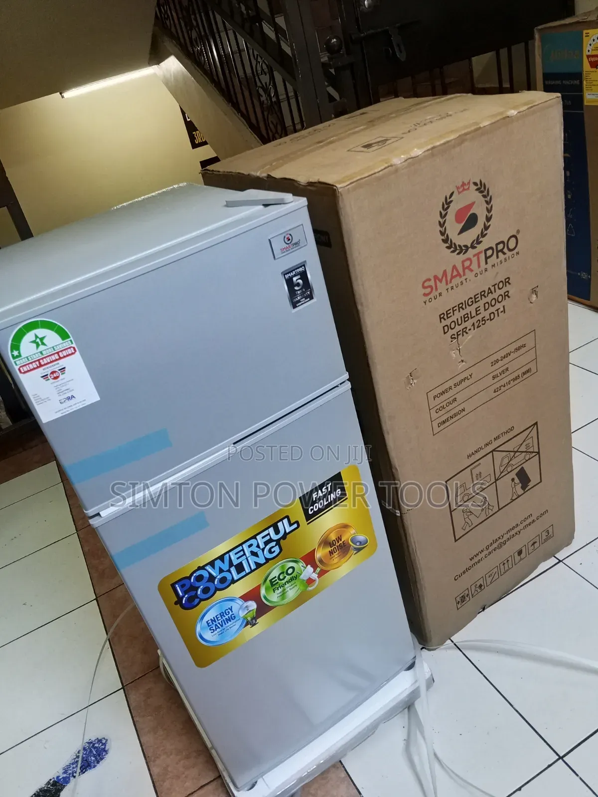 Smart Pro Fridge 95L Direct Cool Top-Mounted Freezer Double Door