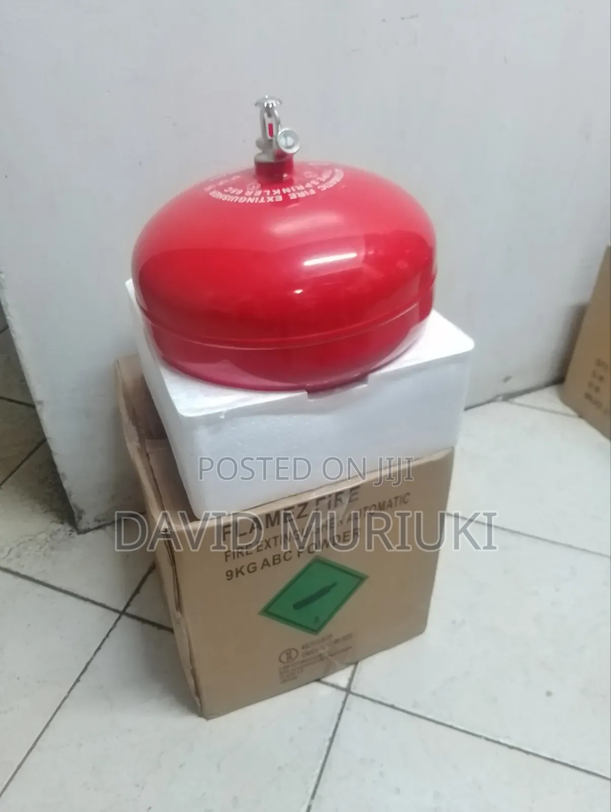Automatic Dry Powder 9kg Fire Extinguisher.