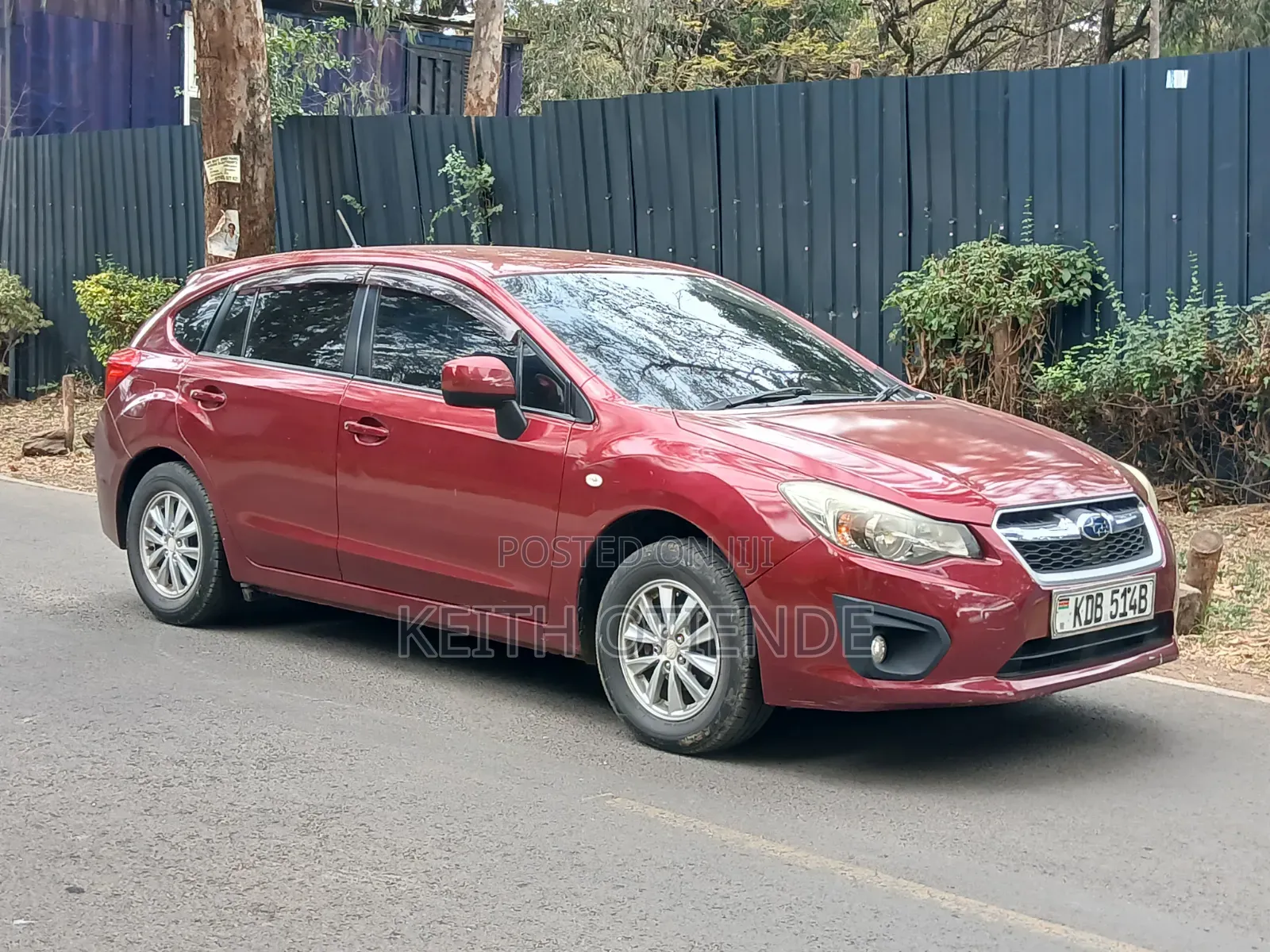 Subaru Impreza 2014 Maroon