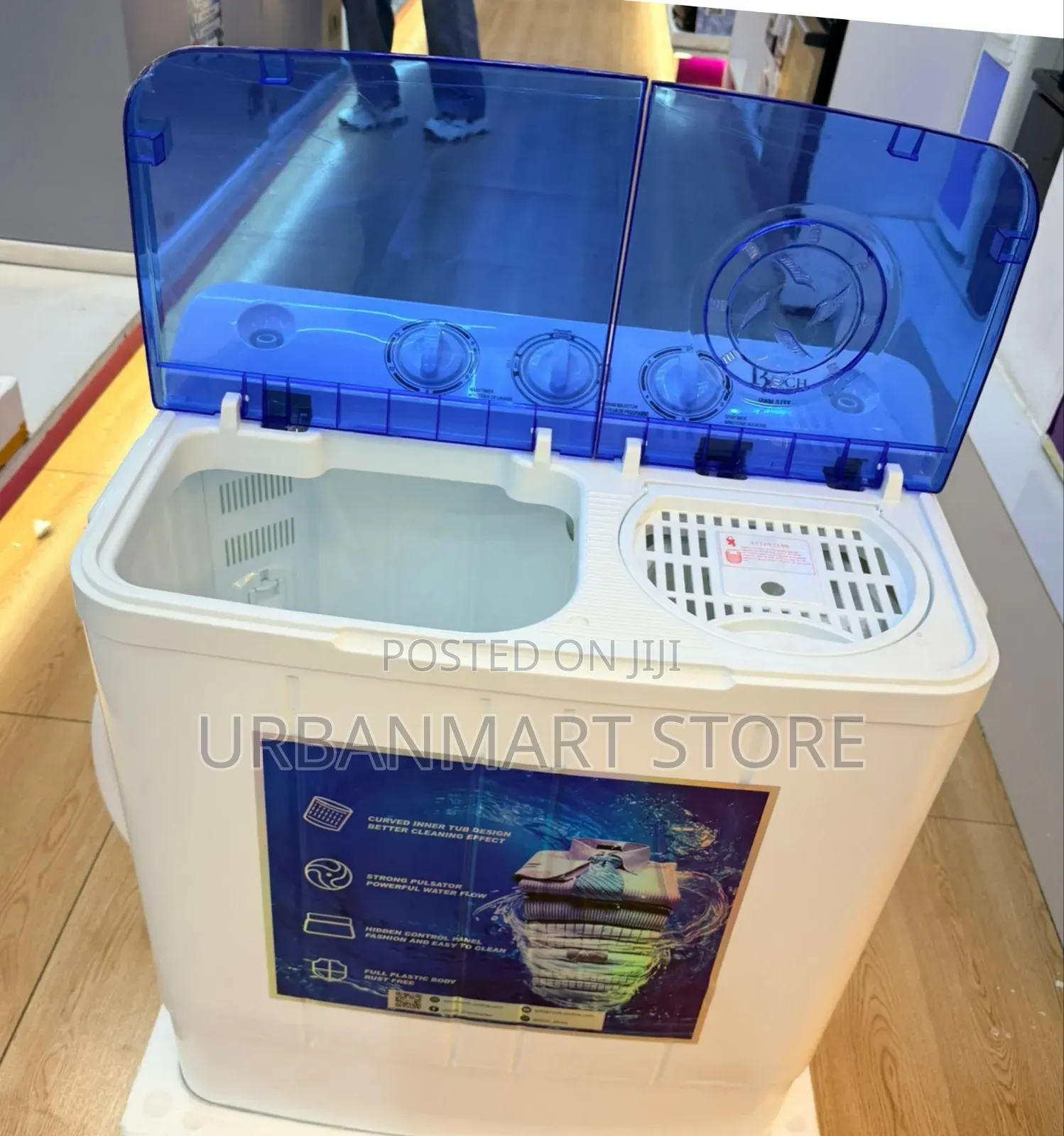 Roch 7.5KG Twin Tub Top Load Washing Machine