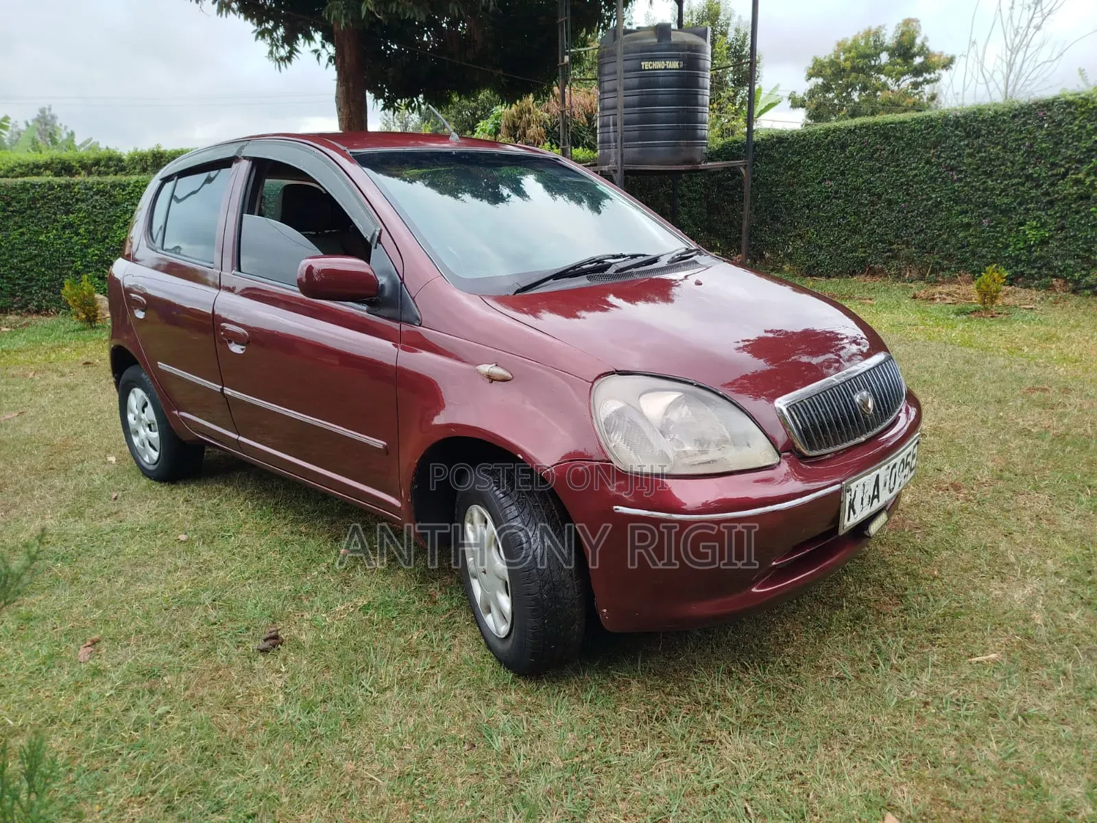 Toyota Vitz 2001 Burgundy