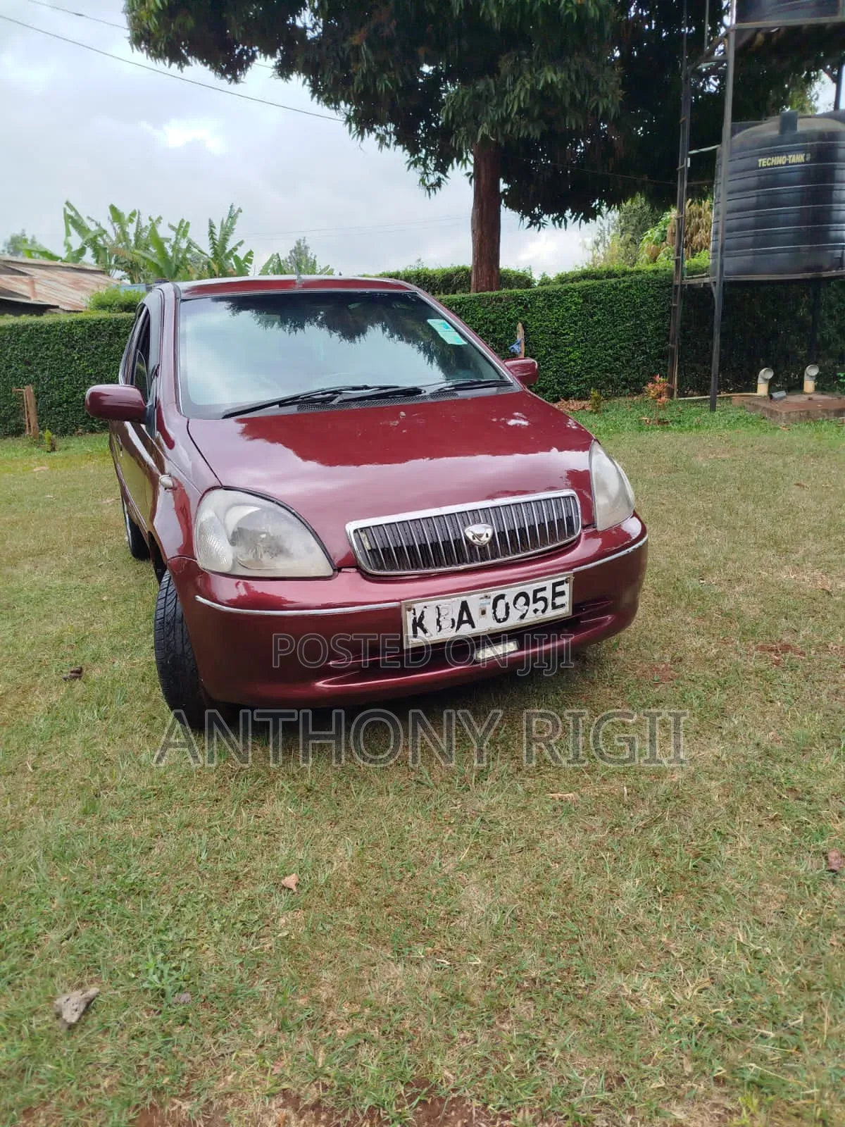 Toyota Vitz 2001 Burgundy
