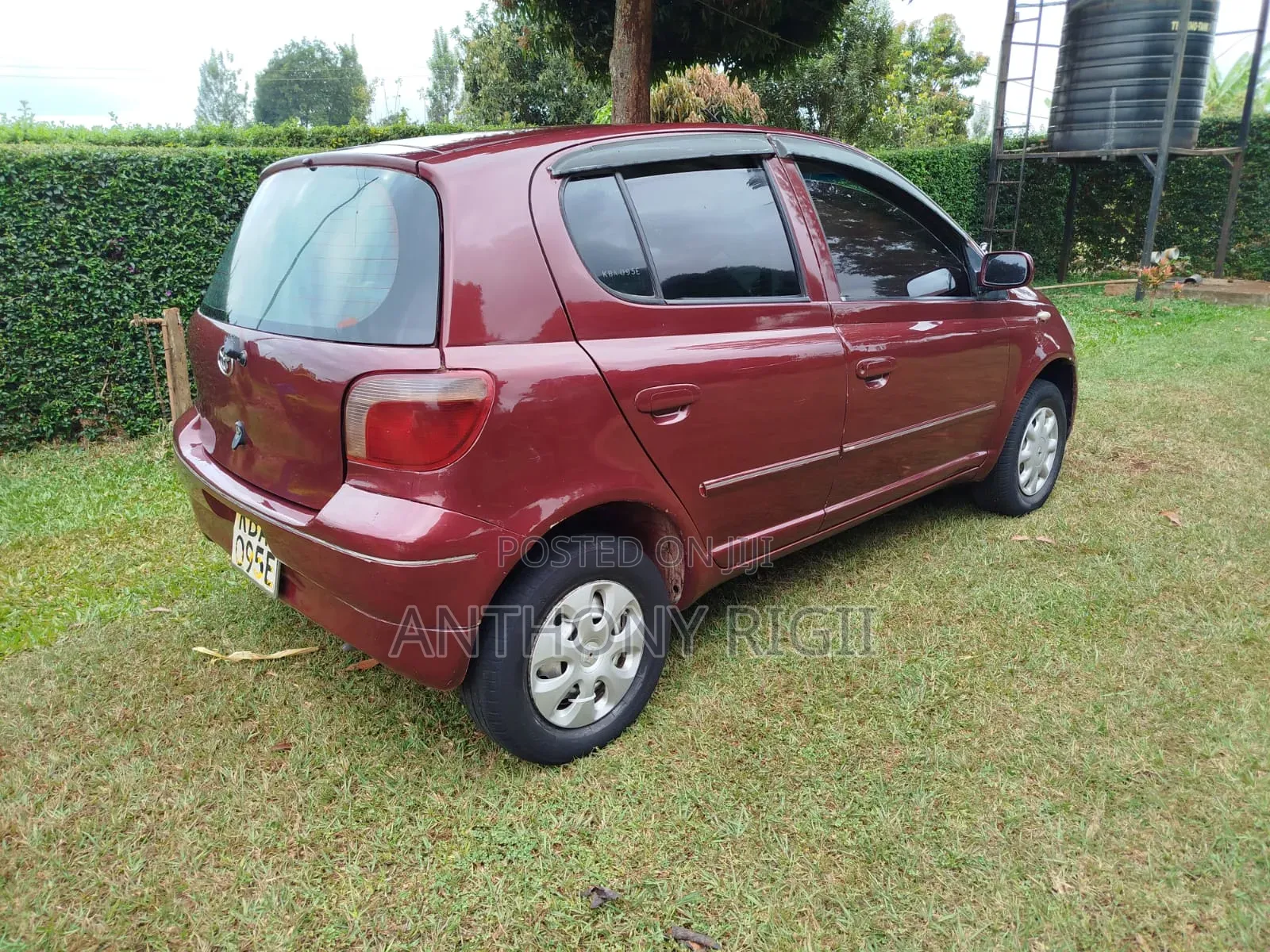 Toyota Vitz 2001 Burgundy