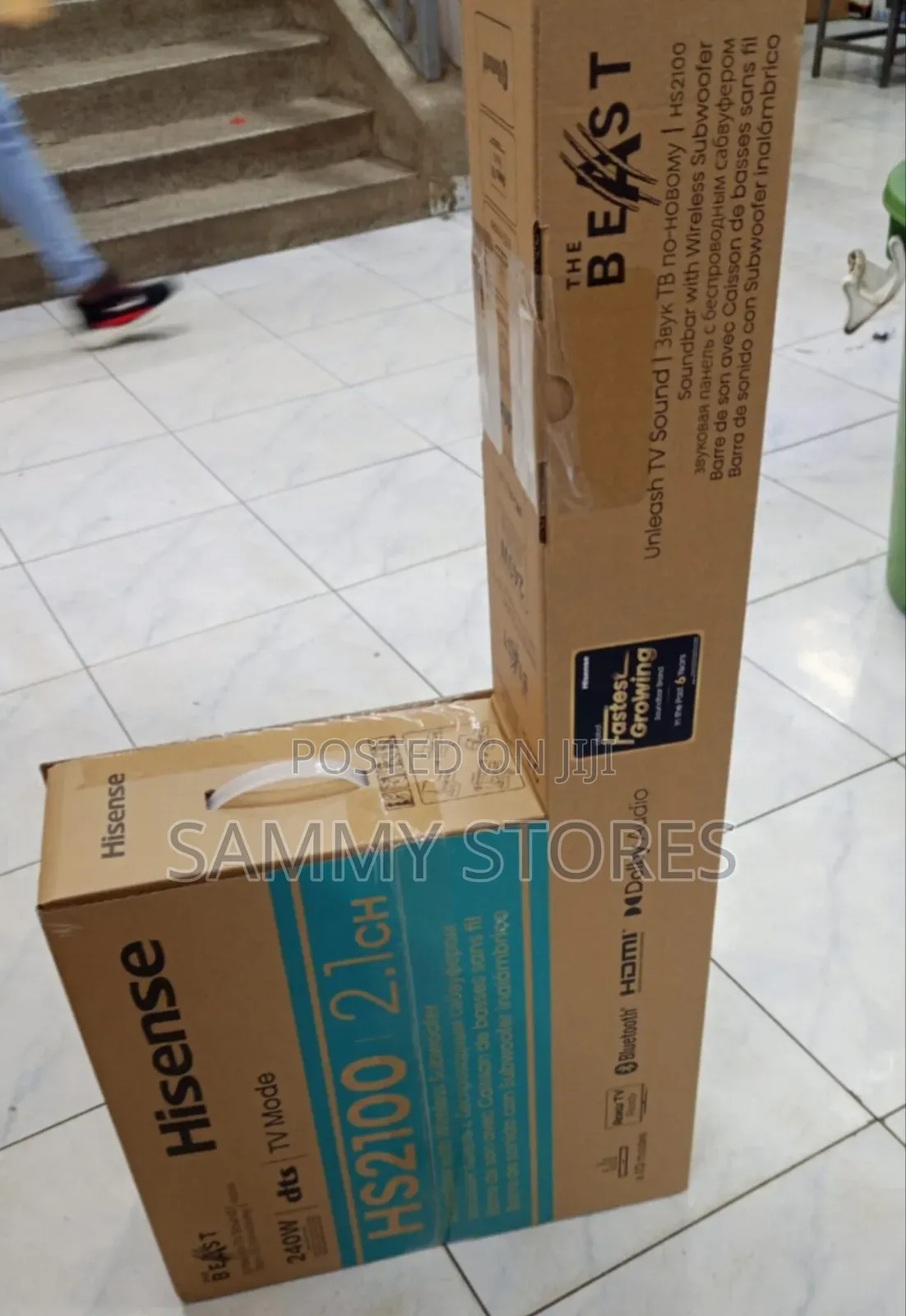 Hisense HS2100 Wireless Subwoofer Soundbar System