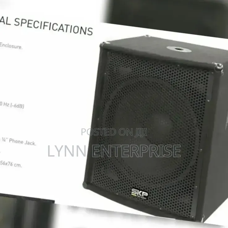 18"inches Sk Pro Audio Heavy Duty Bass Speaker