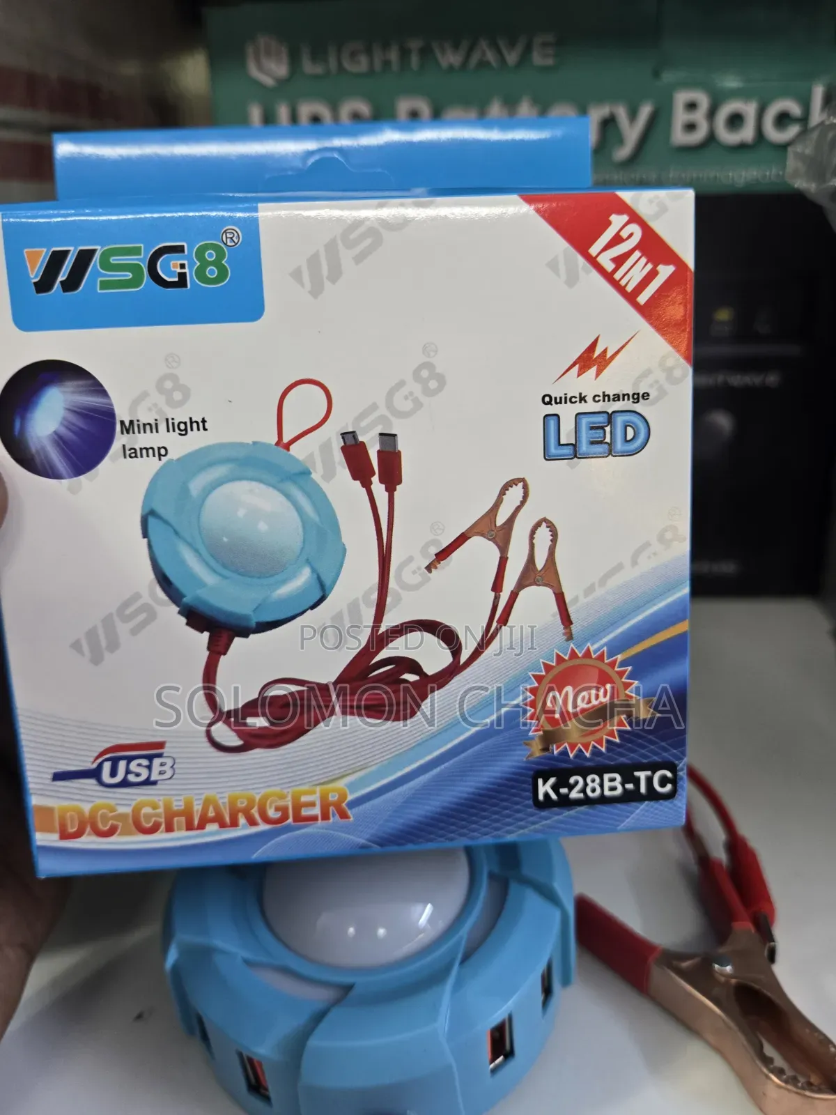 Wsg8 12-in-1 USB Dc Charger 5w Led