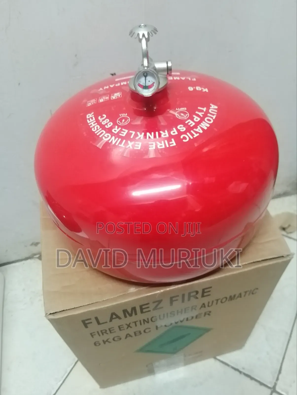 6KG Automatic Dry Powder Fire Extinguisher