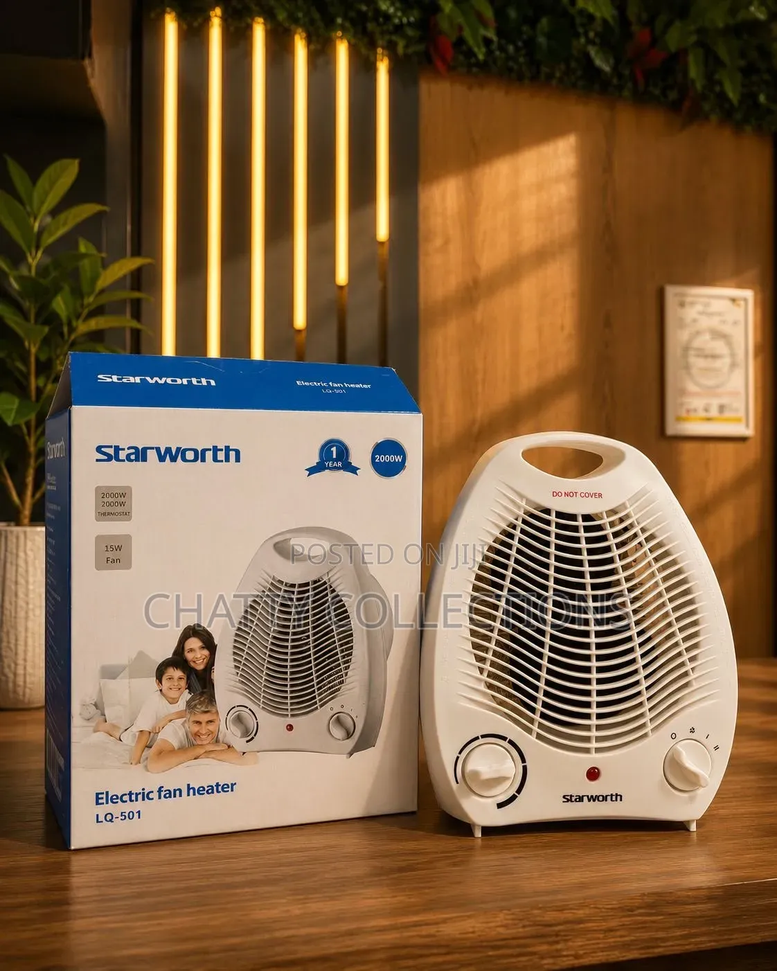 Blue Box Starworth Room Fan Heater