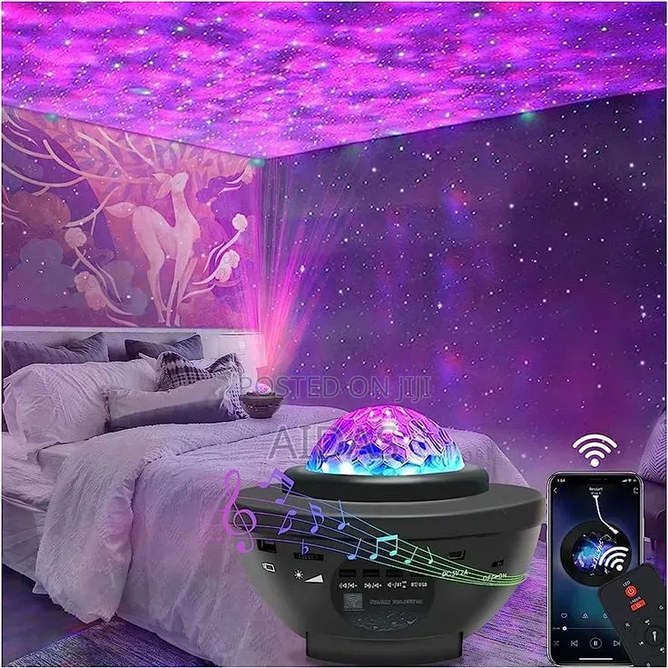Star Projector Galaxy Light Projector Bluetooth Speaker Bedroom Decor
