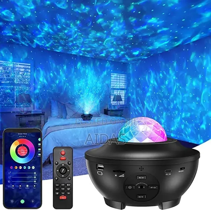 Star Projector Galaxy Light Projector Bluetooth Speaker Bedroom Decor