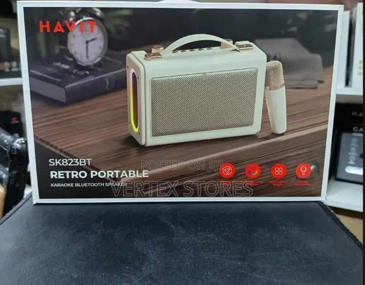 Havit SK823BT Bluetooth Speaker With Rechargable Mic