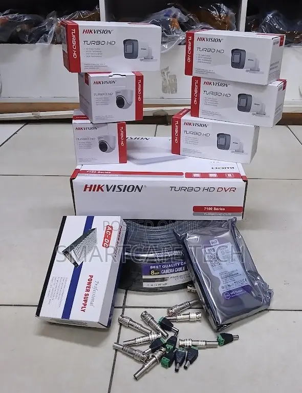Hikvision 6-Camera Surveillance System – 2MP Full HD 1080P