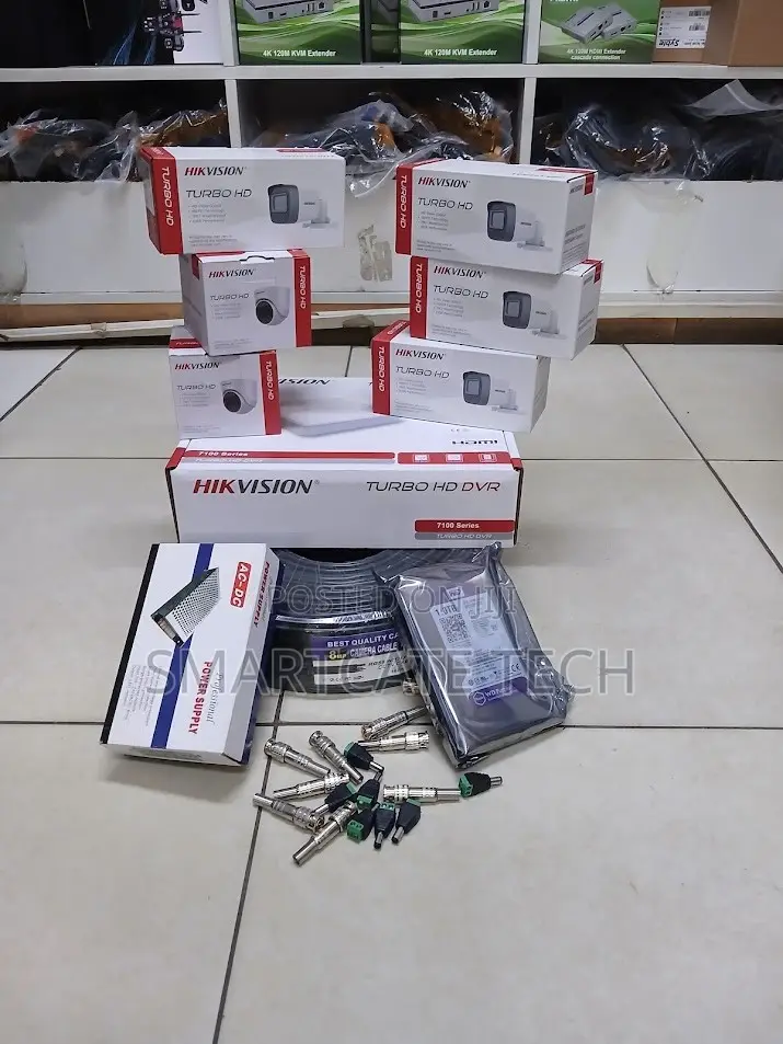 Complete 6-Camera Hikvision CCTV Security Kit – 1080P HD