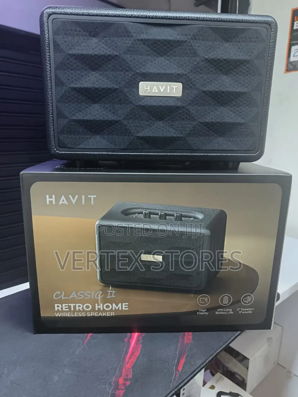 Havit Classic II Retro Home Wireless Speaker-Sk906bt