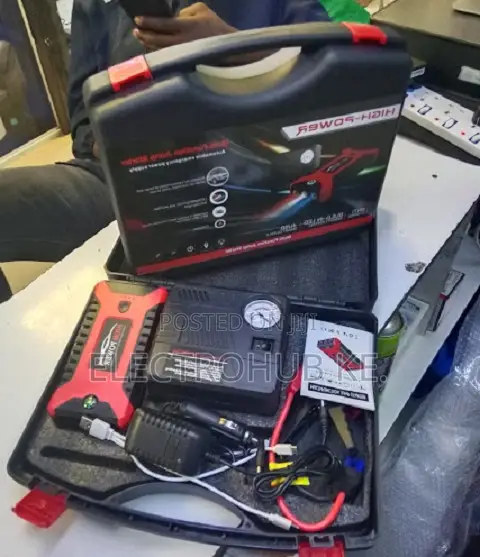 New Car Portable Jump-Starter Kit With Air Compressor