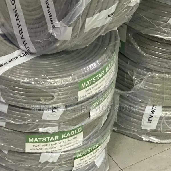MatStar 2.5mm Twin Earth Wire 90 Metres PVC Electrical Cable