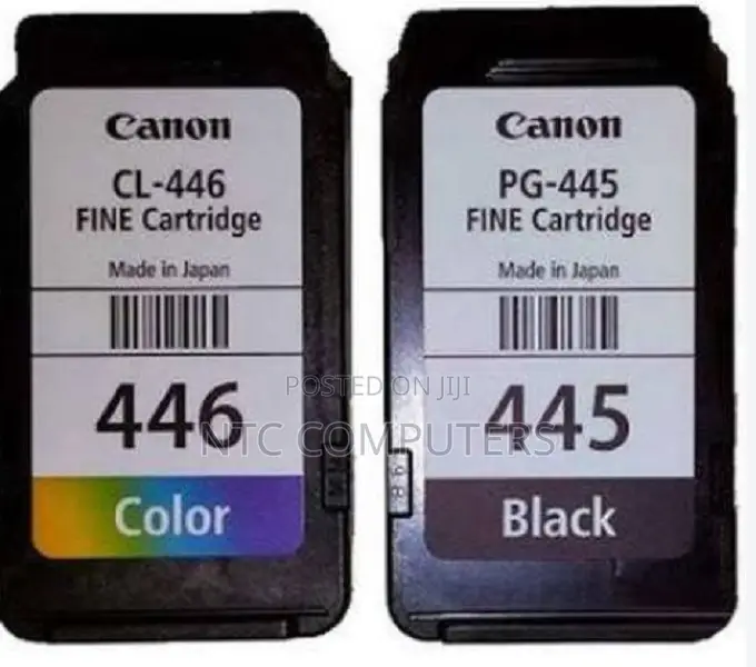 Canon Cartridge Pg445 Black and Cl446 Color
