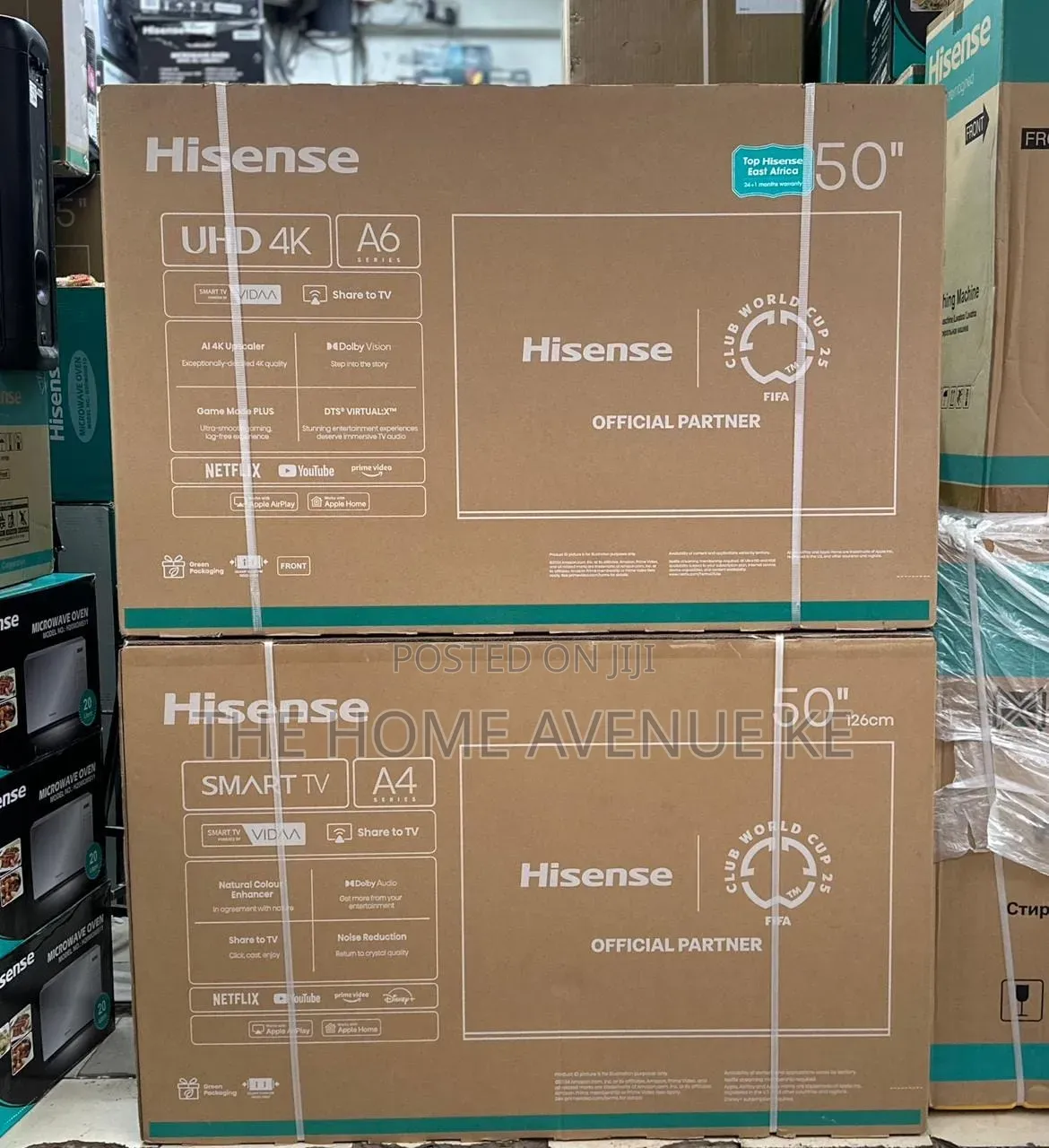 Hisense TV 50 Inch A6 Series