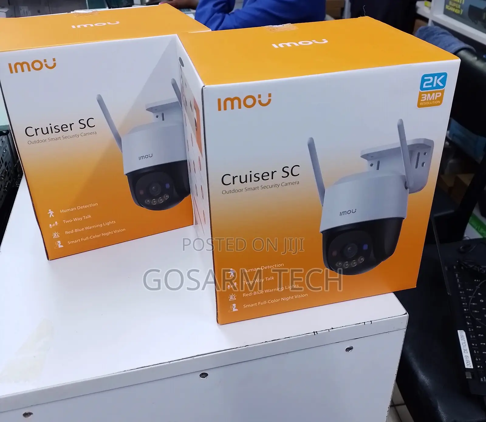 Imou Cruiser SC 3MP WiFi Enabled Camera With Two Way Audio, Motion