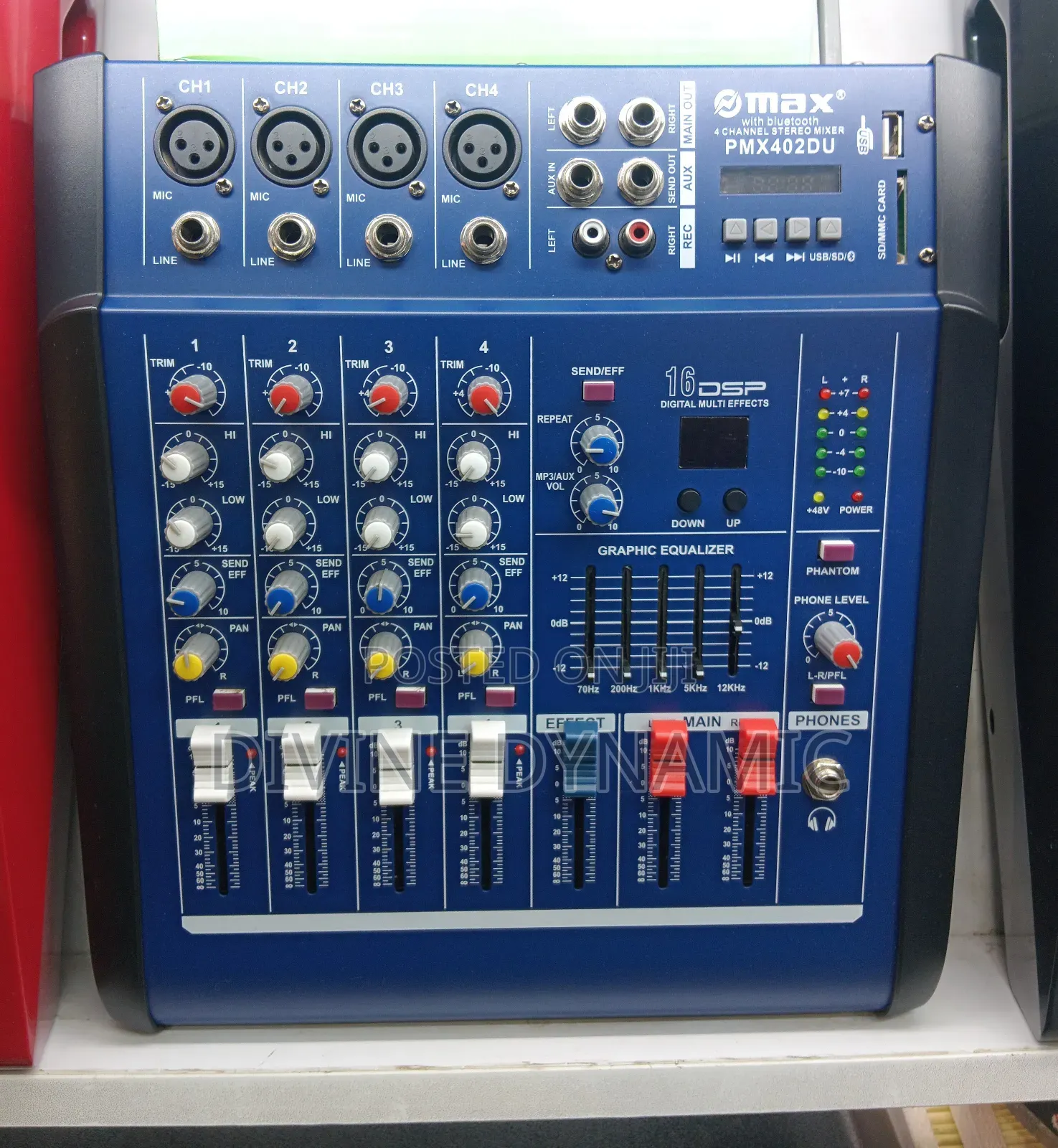 Max 4 Channel Stereo Mixer PMX402DU