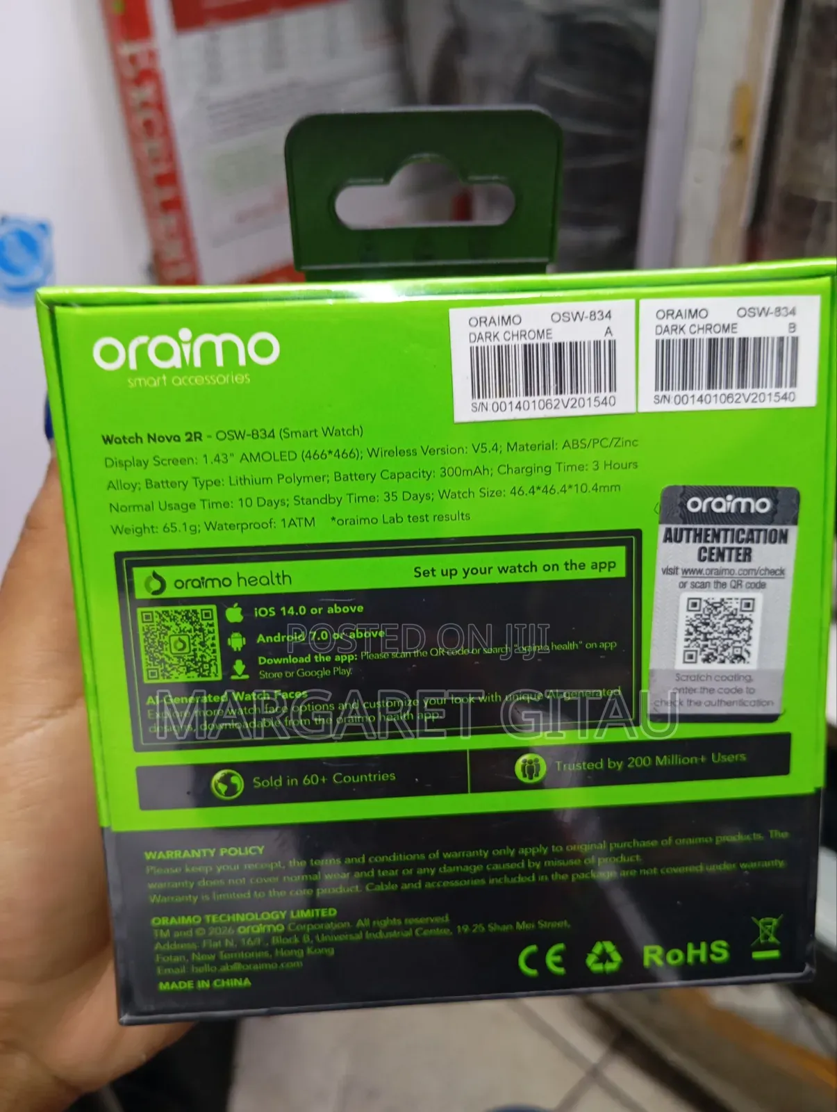 Oraimo Smart Watch