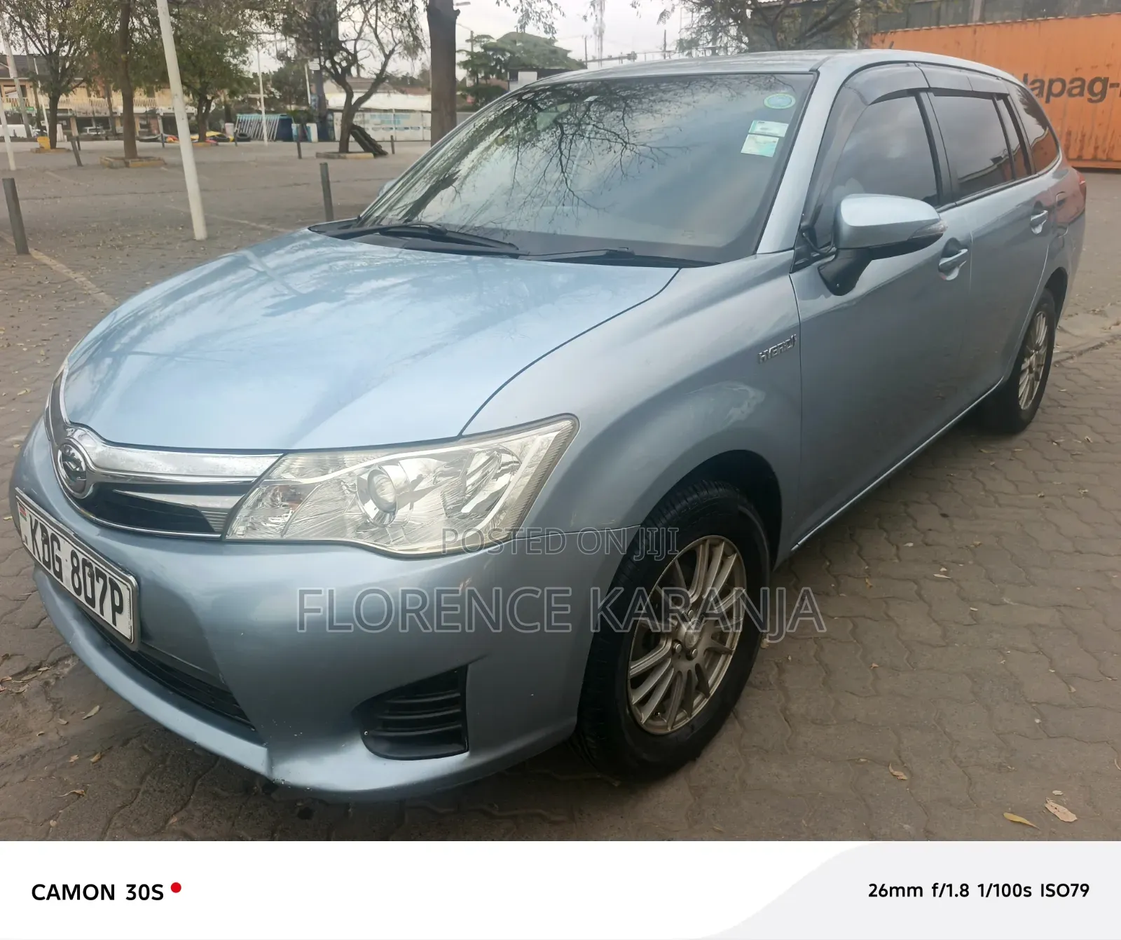 Toyota Corolla Fielder 2014 Blue