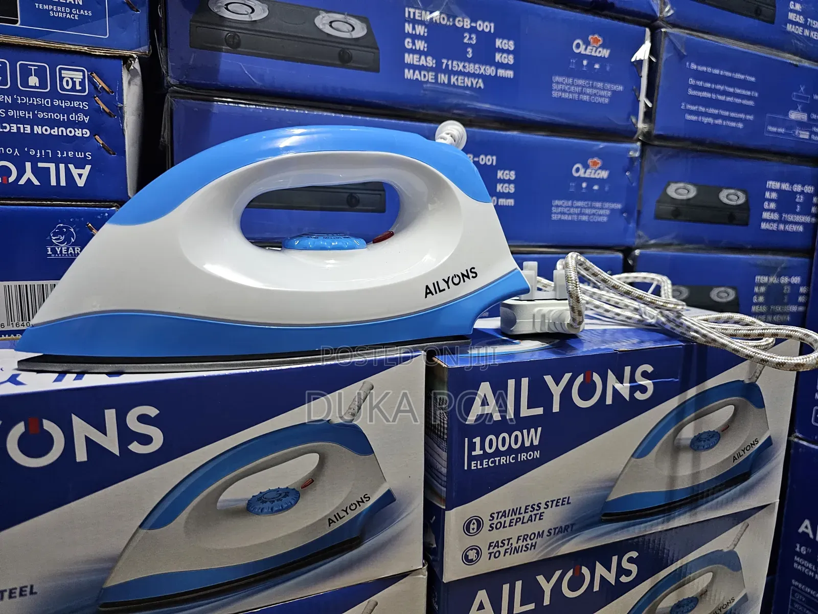 Ailyons Dry Iron With Quality Sole Plate