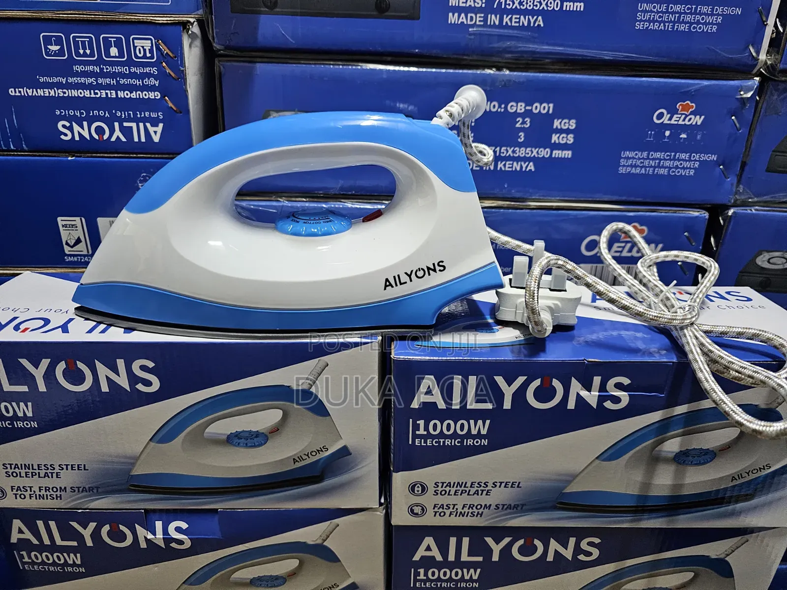 Ailyons Dry Iron With Quality Sole Plate