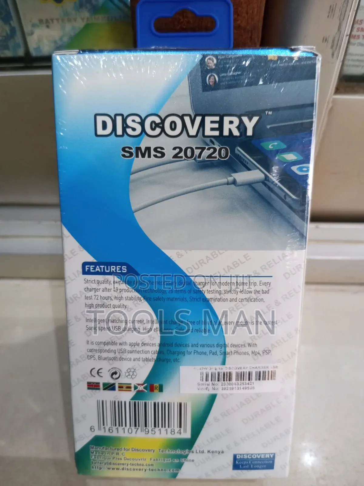 Discovery Fast Charger AC-20 20w.