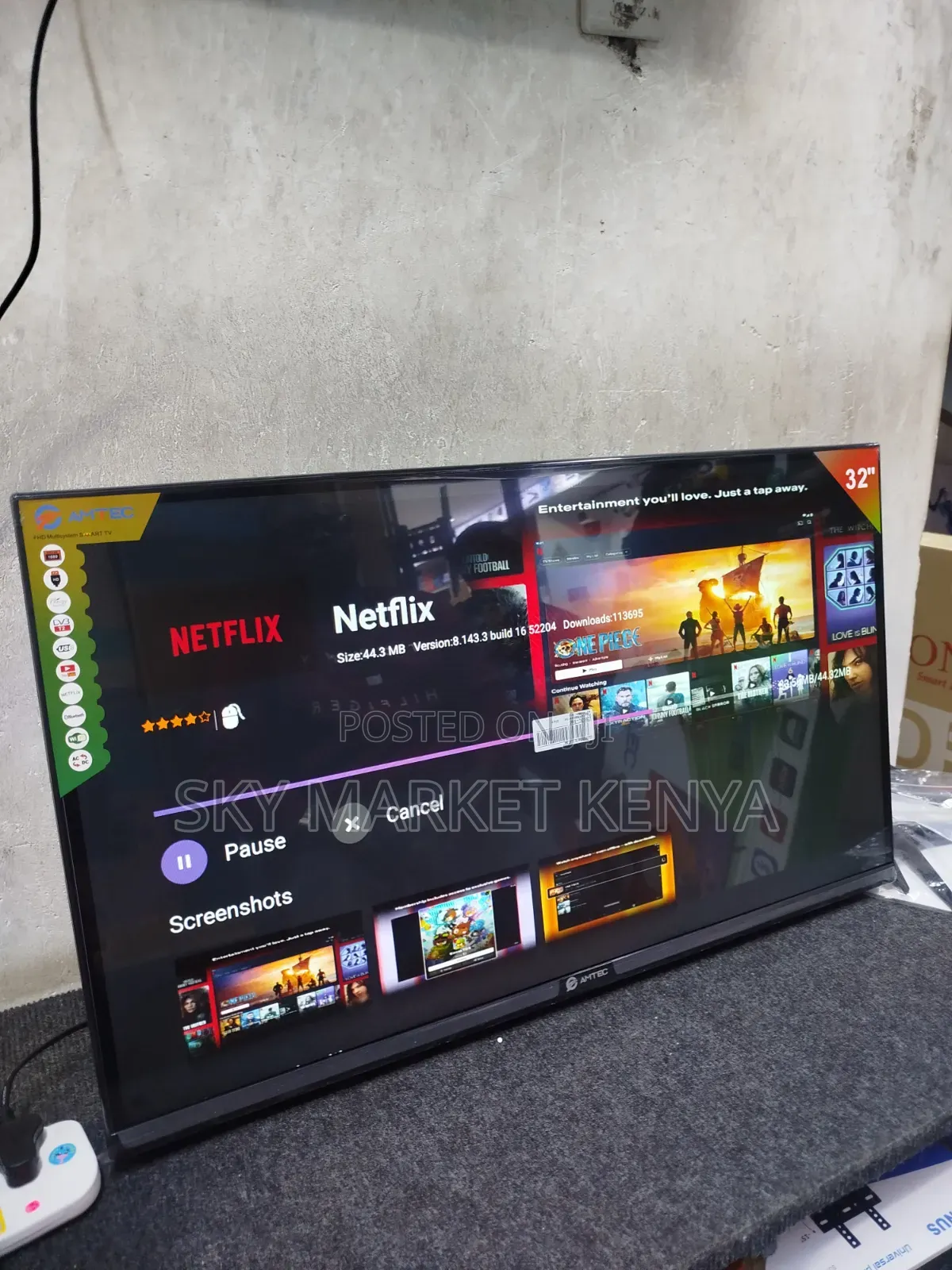 Amtec 32 Inch Smart TV AC-Dc