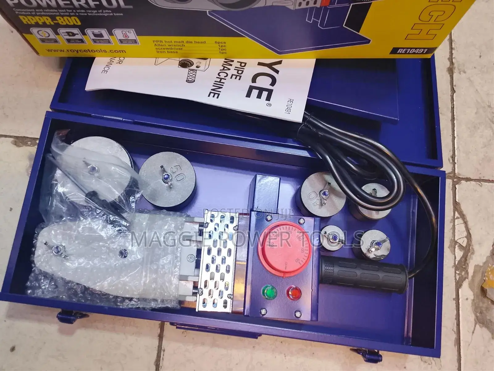 Heavy Duty Royce Electric PPR Machine/800w Royce Corded PPR Machine