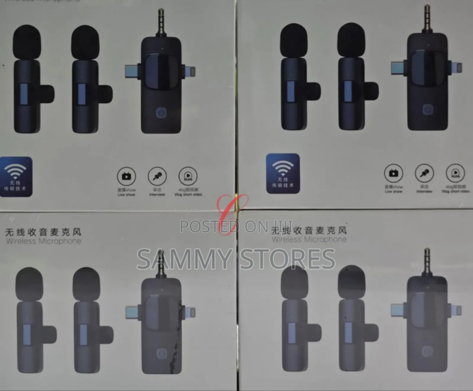 3-in-1 Wireless Microphone for iPhone Type-C