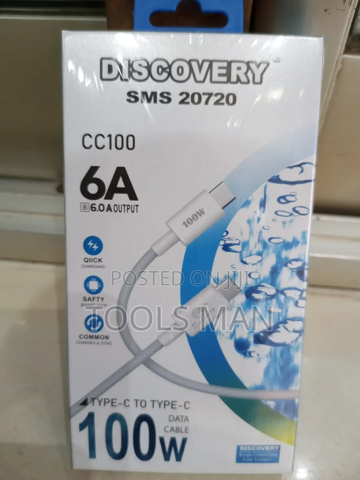 Discovery CC100 Type-C 100W Data Cable.