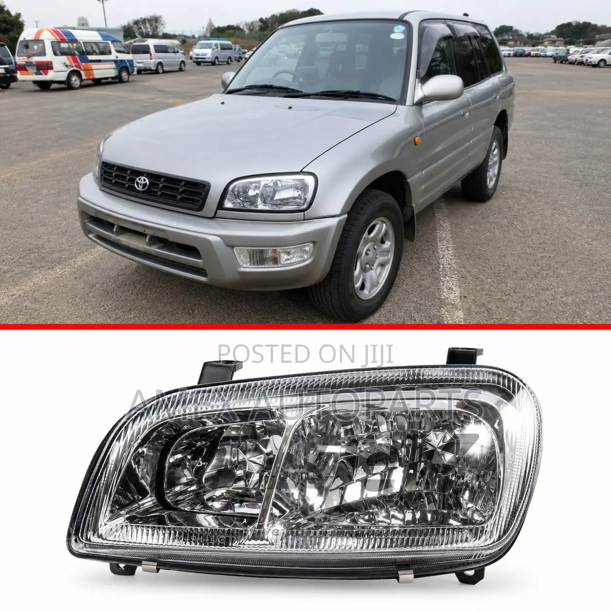 Head Lamp Toyota RAV4 SXA11 Crystal Clear 1998 - 1999 Model