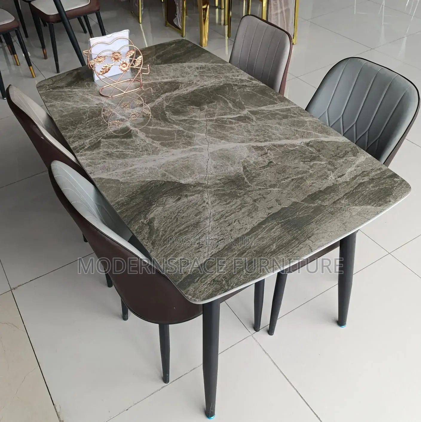 Dining Set _ Marble Top Dining Set