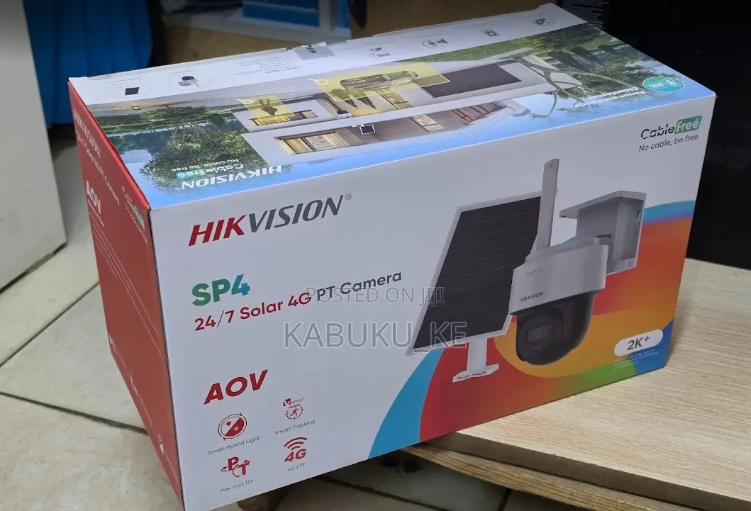 Hikvision SP4 4G Solar CCTV Camera – Smart Tracking Two-Way Audio